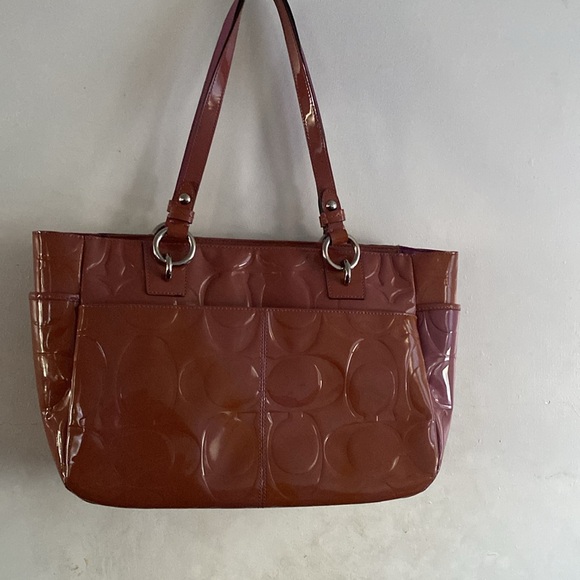 Vintage Coach patten leather pocketbook - Picture 3 of 7